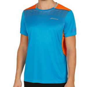 Мужская футболка Babolat Crew Neck Performance 2017 Цвет Яркий голубой 2MS17011-132 Мужская футболка Babolat Crew Neck Performance 2017 Цвет Яркий голубой 2MS17011-132