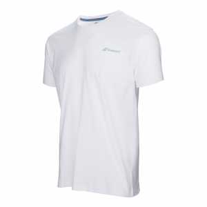 Мужская футболка Babolat Core 2017 Цвет Белый 3MS17014-101 Мужская футболка Babolat Core 2017 Цвет Белый 3MS17014-101