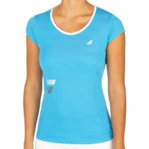 Женская футболка Babolat Core Flag Club Цвет Яркий голубой 3WS17011-132 Женская футболка Babolat Core Flag Club Цвет Яркий голубой 3WS17011-132