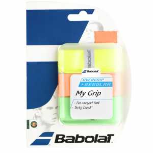 Обмотки Babolat My Grip 3шт Цвет оранжевый/зеленый/флуоресцентный 653035 Обмотки Babolat My Grip 3шт Цвет оранжевый/зеленый/флуоресцентный 653035