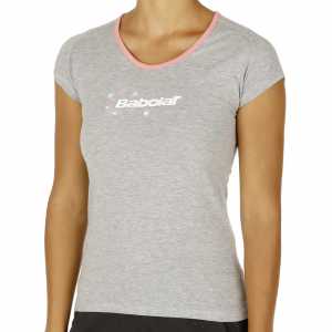 Футболка для девочек Babolat Training Basic Цвет Серый 42F1572-107 Футболка для девочек Babolat Training Basic Цвет Серый 42F1572-107