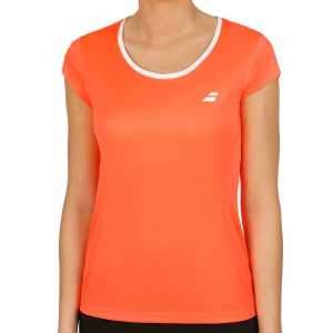 Женская футболка Babolat Core Flag Club Цвет Флуоресцентно розовый 3WS18011-5004 Женская футболка Babolat Core Flag Club Цвет Флуоресцентно розовый 3WS18011-5004