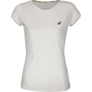 Женская футболка Babolat Performance Cap Sleeve Цвет Белый/Белый 2WS18031-1000 Женская футболка Babolat Performance Cap Sleeve Цвет Белый/Белый 2WS18031-1000