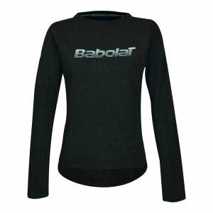 Женская утепленная футболка Babolat Core Цвет Темно синий/Серый меланж 3WS18042-3003 Женская утепленная футболка Babolat Core Цвет Темно синий/Серый меланж 3WS18042-3003