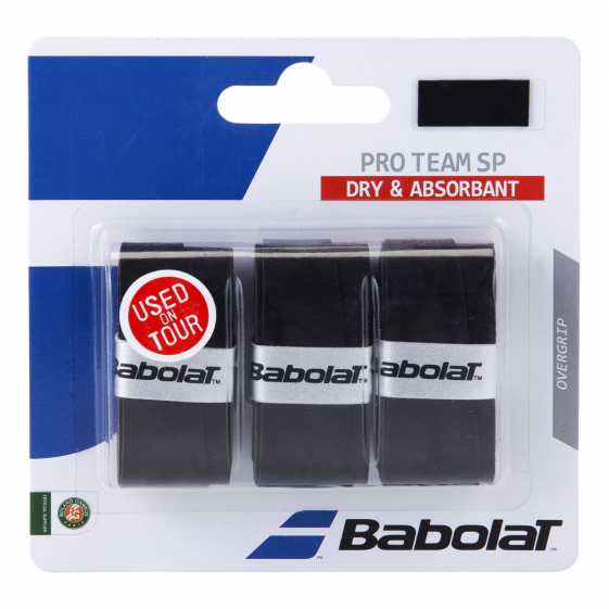 Обмотки Babolat Pro Team SP 3шт Цвет Чёрный 653042-105 Обмотки Babolat Pro Team SP 3шт Цвет Чёрный 653042-105
