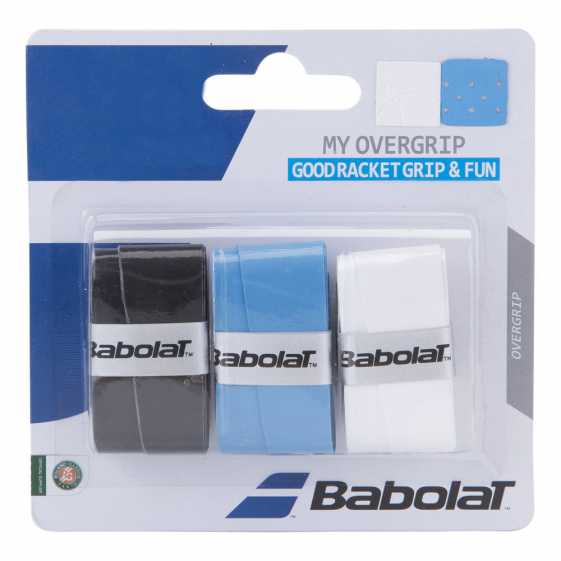 Обмотки Babolat My Grip 3шт Цвет Черный/голубой/белый 653045 Обмотки Babolat My Grip 3шт Цвет Черный/голубой/белый 653045