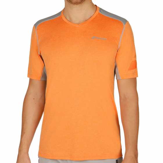 Мужская футболка Babolat V-Neck Performance 2017 Цвет Светло оранжевый 2MS17012-252 Мужская футболка Babolat V-Neck Performance 2017 Цвет Светло оранжевый 2MS17012-252