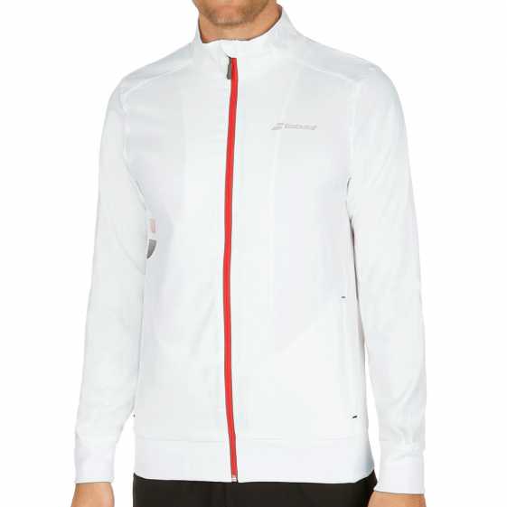 Мужская куртка Babolat Core Club Цвет Белый 3MS17121-101 Мужская куртка Babolat Core Club Цвет Белый 3MS17121-101