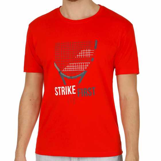 Мужская футболка Babolat Core Pure Цвет Флуоресцентно-красный 3MS17013-201 Мужская футболка Babolat Core Pure Цвет Флуоресцентно-красный 3MS17013-201