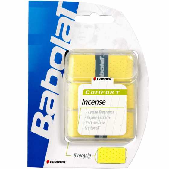Обмотки Babolat Incense 3шт Цвет Жёлтый 653020-113 Обмотки Babolat Incense 3шт Цвет Жёлтый 653020-113