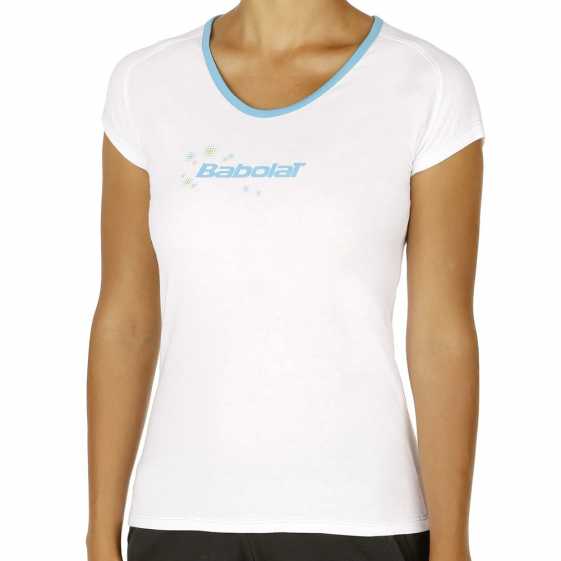 Футболка для девочек Babolat Training Basic Цвет Белый 42F1572-101 Футболка для девочек Babolat Training Basic Цвет Белый 42F1572-101