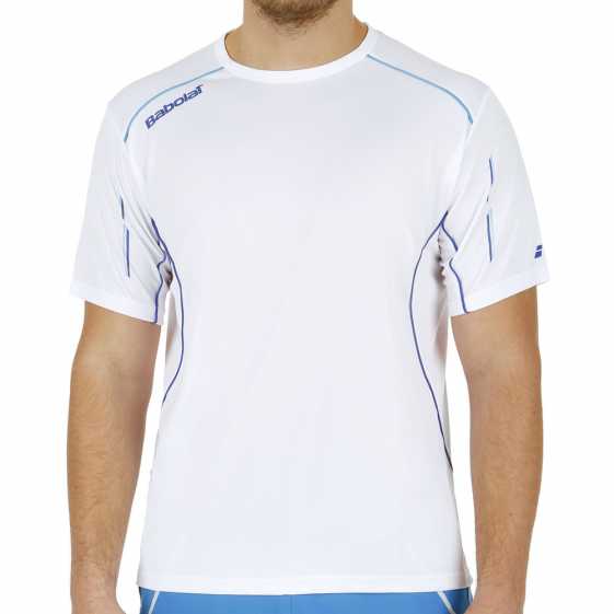 Мужская футболка Babolat Match Core Цвет Белый 40S1411-101 Мужская футболка Babolat Match Core Цвет Белый 40S1411-101
