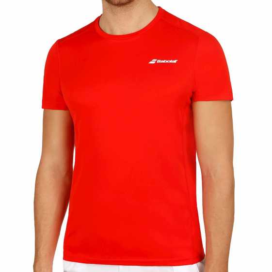 Мужская футболка Babolat Core Flag Club 2018 Цвет Флуоресцентно розовый 3MS18011-5004 Мужская футболка Babolat Core Flag Club 2018 Цвет Флуоресцентно розовый 3MS18011-5004