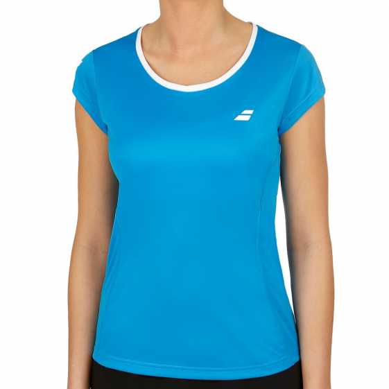 Женская футболка Babolat Core Flag Club Цвет Ярко синий 3WS18011-4013 Женская футболка Babolat Core Flag Club Цвет Ярко синий 3WS18011-4013