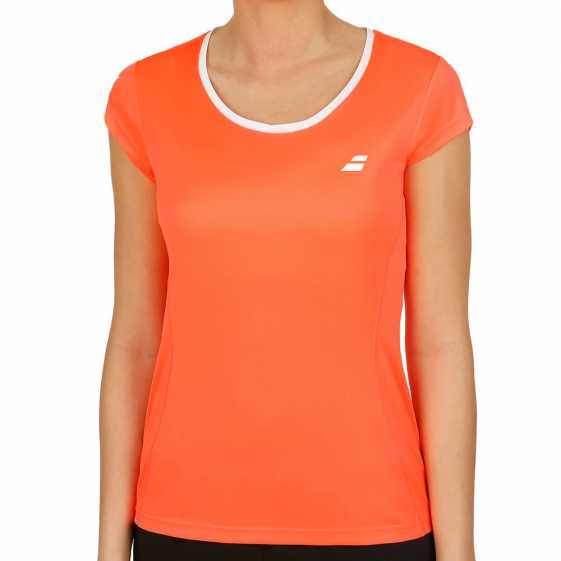 Женская футболка Babolat Core Flag Club Цвет Флуоресцентно розовый 3WS18011-5004 Женская футболка Babolat Core Flag Club Цвет Флуоресцентно розовый 3WS18011-5004