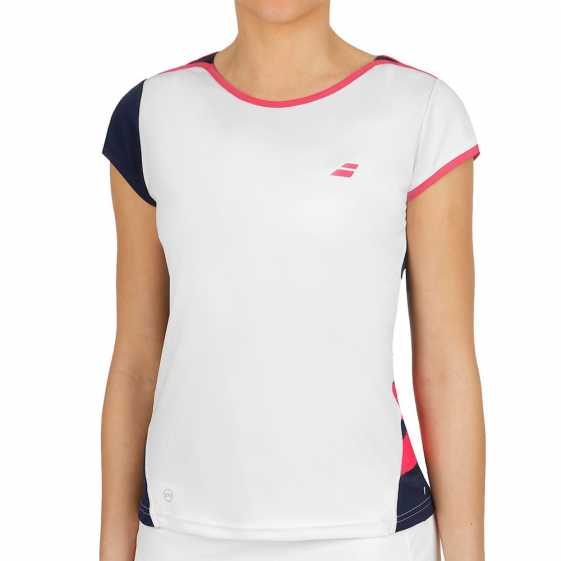 Женская футболка Babolat Core 1/2 Zip 3WS16171 Женская футболка Babolat Core 1/2 Zip 3WS16171