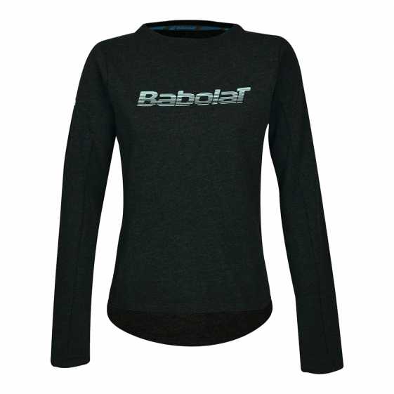 Женская утепленная футболка Babolat Core Цвет Темно синий/Серый меланж 3WS18042-3003 Женская утепленная футболка Babolat Core Цвет Темно синий/Серый меланж 3WS18042-3003