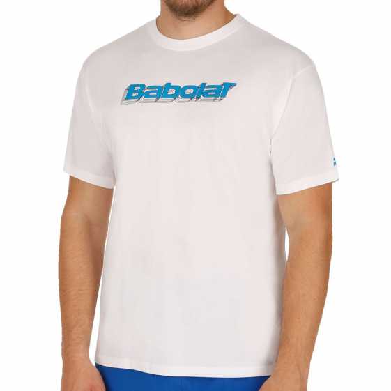 Мужская футболка Babolat Training Basic Цвет Белый 40F1482 Мужская футболка Babolat Training Basic Цвет Белый 40F1482