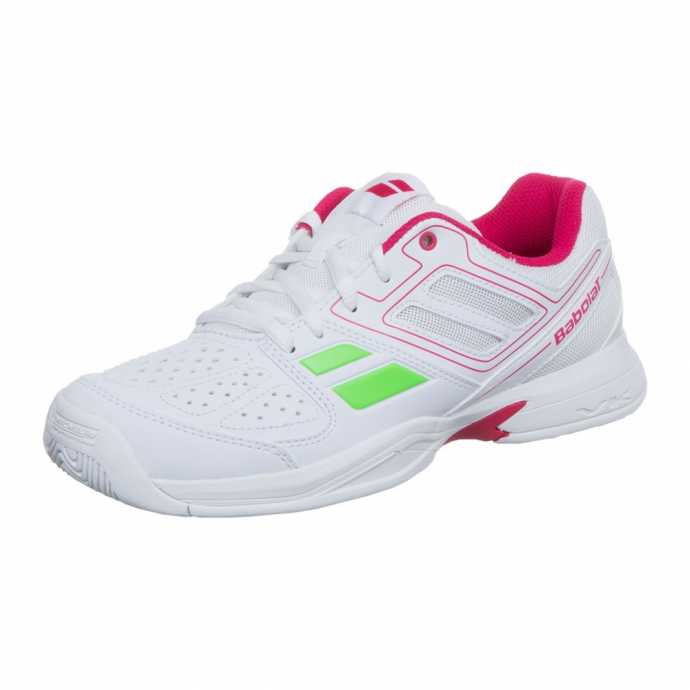 Детские кроссовки Babolat Pulsion BPM (36 - 40) Цвет Белый/Розовый 33S1578-184 Детские кроссовки Babolat Pulsion BPM (36 - 40) Цвет Белый/Розовый 33S1578-184