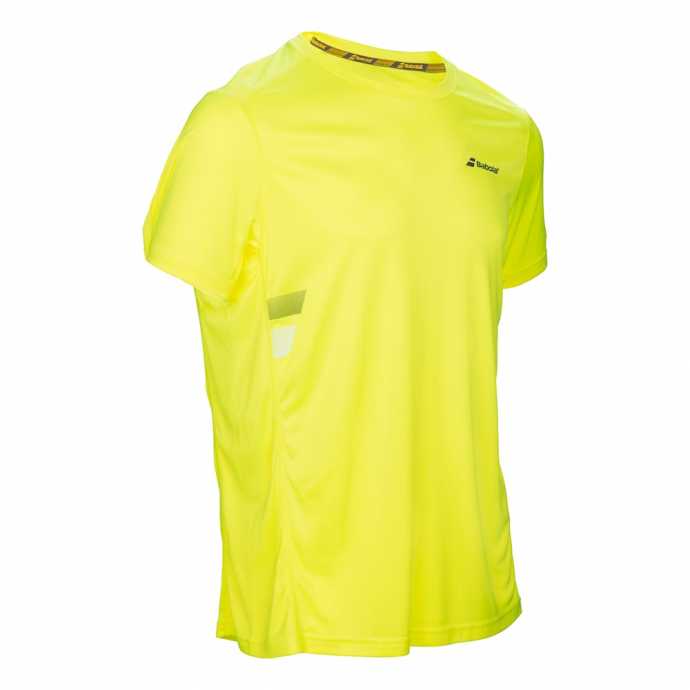 Мужская футболка Babolat Core Flag Club Цвет Аэро желтый 3MS17011-243 Мужская футболка Babolat Core Flag Club Цвет Аэро желтый 3MS17011-243