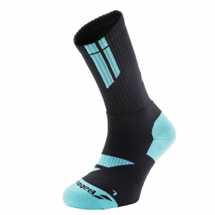 Носки 1 пара Babolat Team Big Logo Цвет Черный/Синий 5MS17342-146 Носки 1 пара Babolat Team Big Logo Цвет Черный/Синий 5MS17342-146