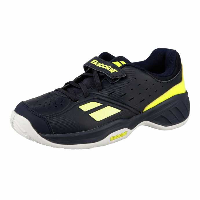 Детские кроссовки Babolat Pulsion All Court Kid Цвет Синий/Желтый 32S17518-175 Детские кроссовки Babolat Pulsion All Court Kid Цвет Синий/Желтый 32S17518-175