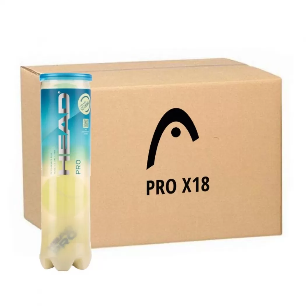 HEAD Pro 4шт - Коробка 72 мяча 571604