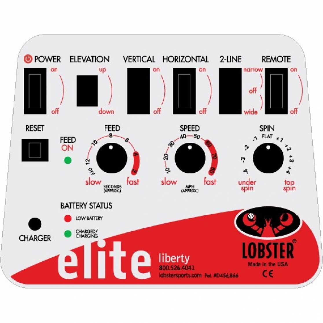 Теннисная пушка Lobster Liberty EL0L