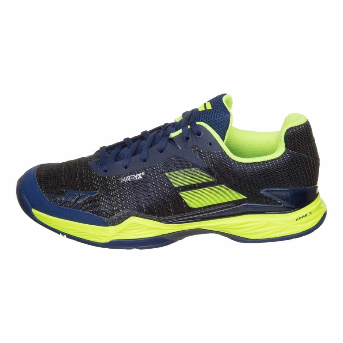 Кроссовки мужские Babolat Jet Mach II All court Цвет Синий/Флуоресцентно желтый 30S18629-4025