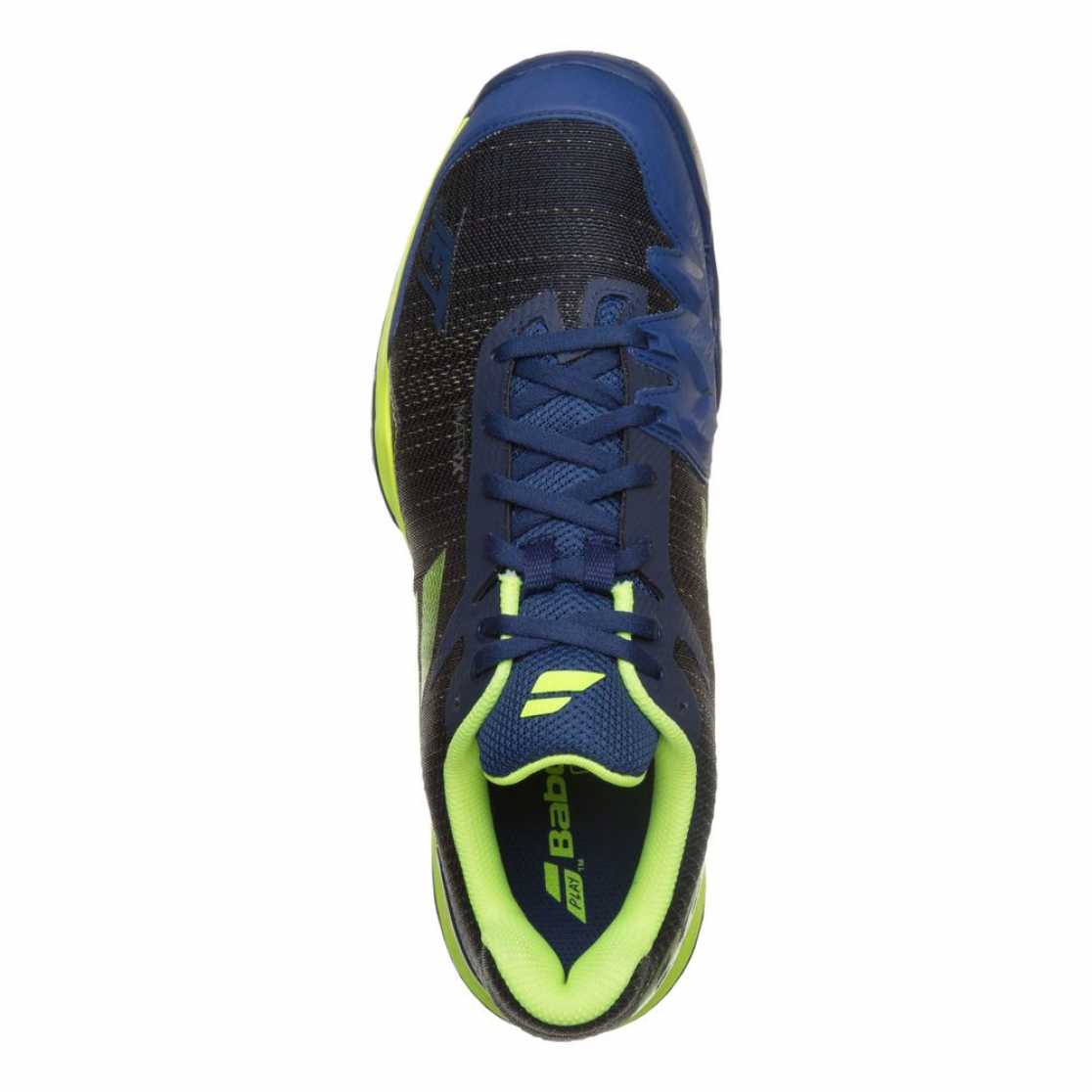 Кроссовки мужские Babolat Jet Mach II All court Цвет Синий/Флуоресцентно желтый 30S18629-4025