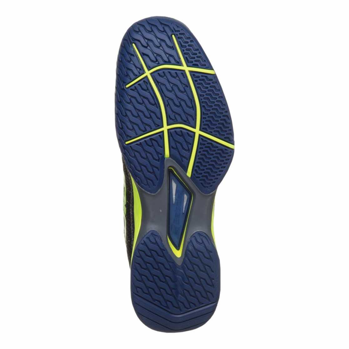 Кроссовки мужские Babolat Jet Mach II All court Цвет Синий/Флуоресцентно желтый 30S18629-4025