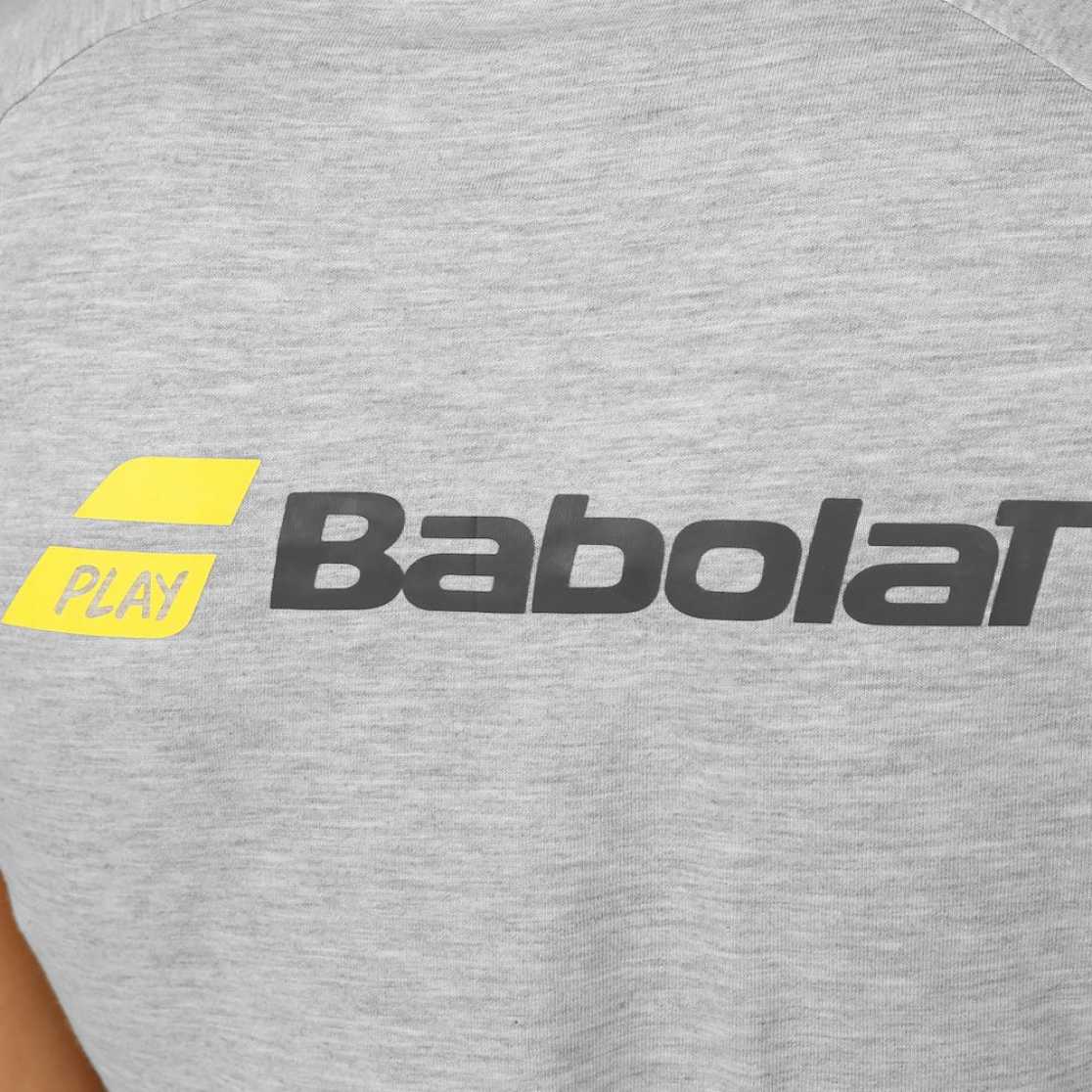 Женская футболка Babolat Core 2018 Цвет Серый меланж 3WS18012-3005