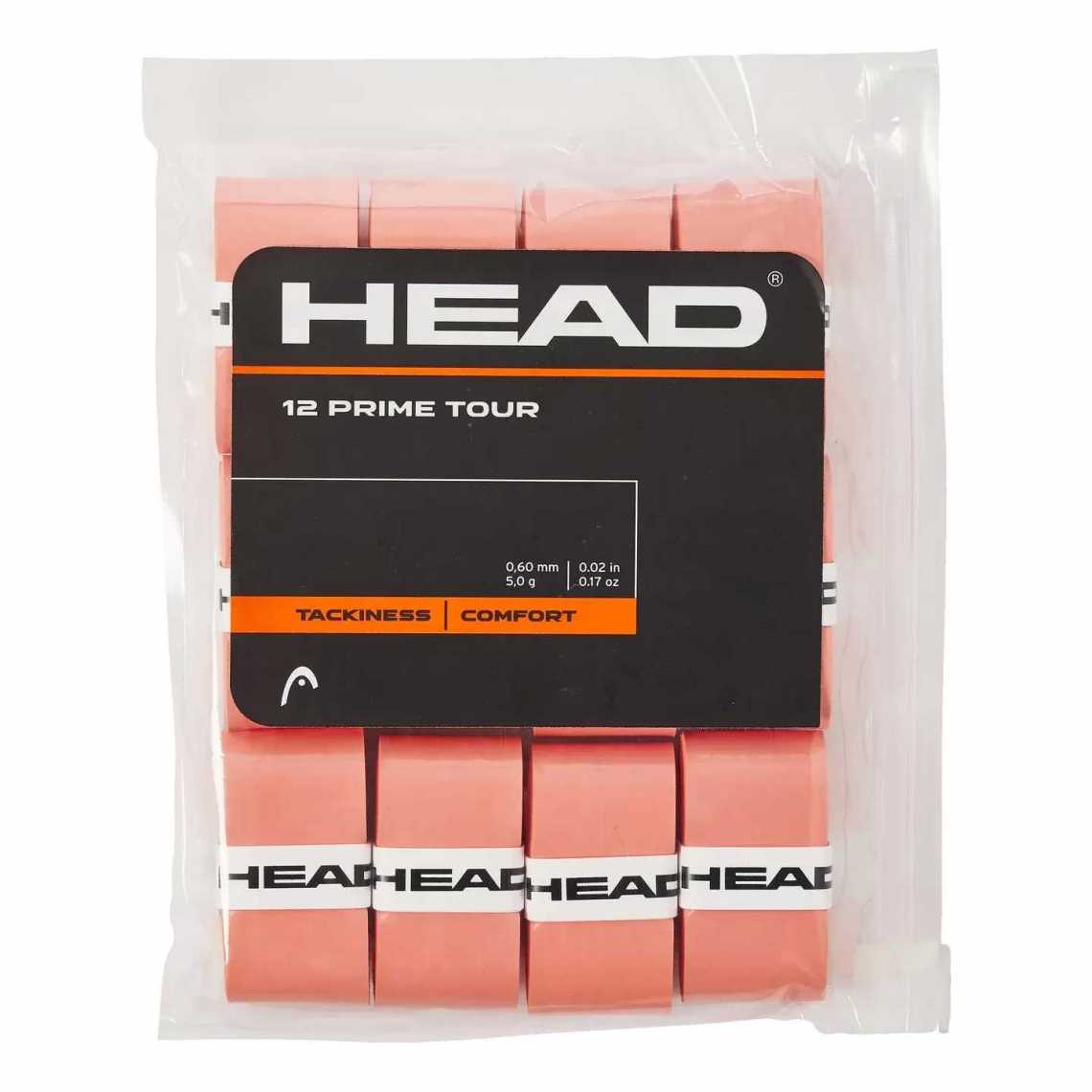 Обмотки HEAD Prime Tour 12шт Цвет Лосось 285631SN