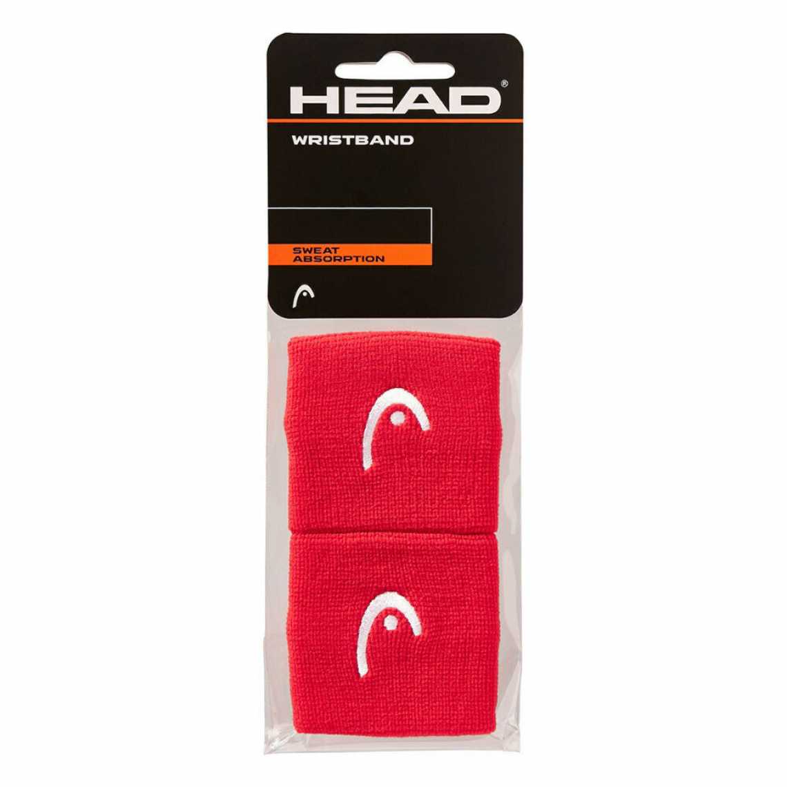 Напульсники HEAD 2.5" Цвет Красный 285050RD