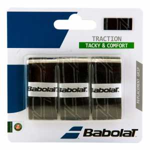 Обмотки Babolat Traction 3шт Цвет Чёрный 653043-105 Обмотки Babolat Traction 3шт Цвет Чёрный 653043-105