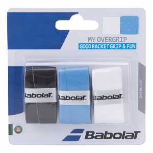 Обмотки Babolat My Grip 3шт Цвет Черный/голубой/белый 653045