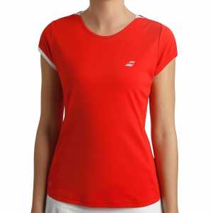Футболка для девочек Babolat PERF Цвет Гибискус (алый) 2GS19031-5019 Футболка для девочек Babolat PERF Цвет Гибискус (алый) 2GS19031-5019