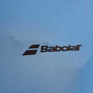 Футболка для мальчика Babolat Crew Neck Perf 2019 Цвет Небесно голубой/Черный 2BS19011-4039