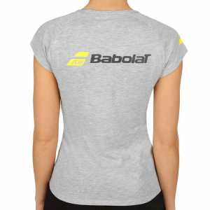 Женская футболка Babolat Core 2018 Цвет Серый меланж 3WS18012-3005