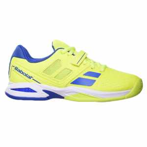 Детские кроссовки Babolat Propulse All court (31 - 35.5) Цвет Желтый/Голубой 32S16478-228 Детские кроссовки Babolat Propulse All court (31 - 35.5) Цвет Желтый/Голубой 32S16478-228