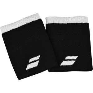 Напульсники Babolat Logo Jumbo 2020 Цвет Черный/Белый 5UA1262-2001