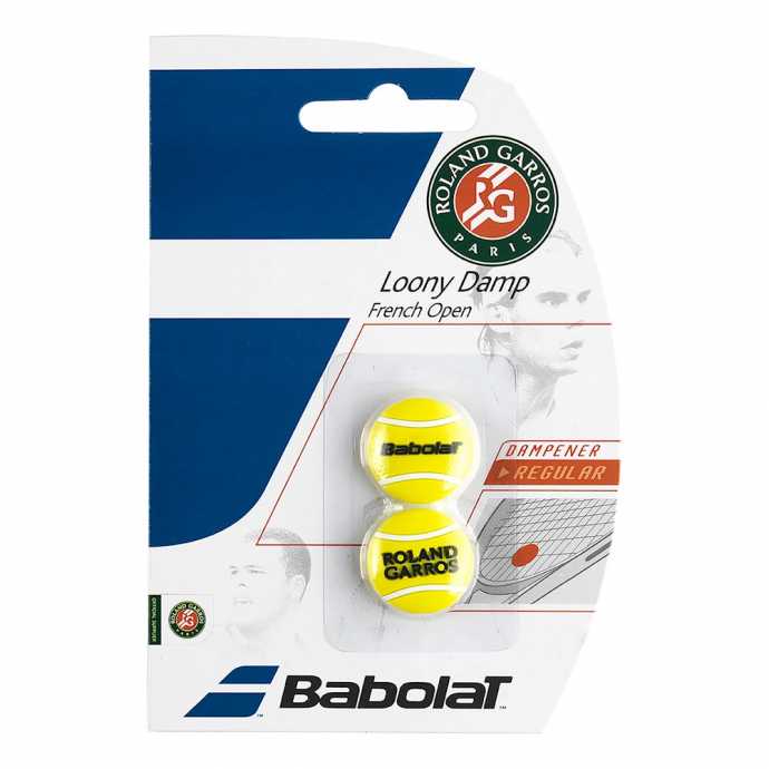 Виброгаситель Babolat Loony French Open 2шт Цвет Желтый 700036-113 Виброгаситель Babolat Loony French Open 2шт Цвет Желтый 700036-113