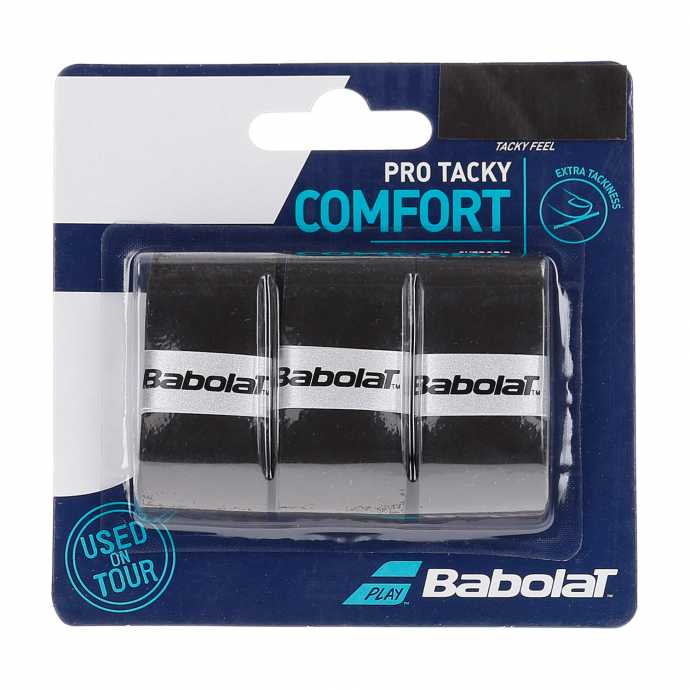 Обмотки Babolat Pro Tacky 3шт Цвет Черный 653039105