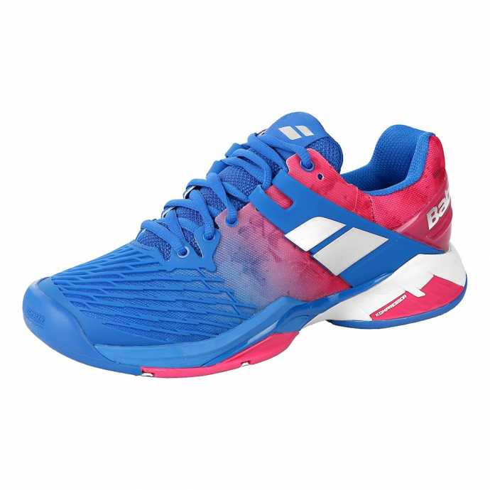 Кроссовки женские Babolat Propulse Fury All court Цвет Королевский синий/Фанданго розовый 31S18477-4027 Кроссовки женские Babolat Propulse Fury All court Цвет Королевский синий/Фанданго розовый 31S18477-4027