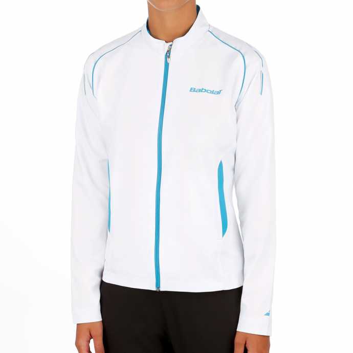 Женская куртка Babolat Match Core Цвет Белый 41S1425-101 Женская куртка Babolat Match Core Цвет Белый 41S1425-101