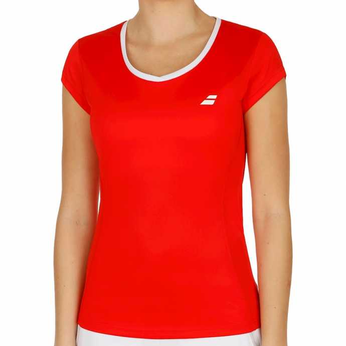 Женская футболка Babolat Core Flag Club Цвет Флуоресцентно красный 3WS18011-5005