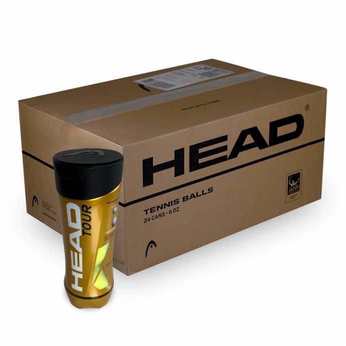 HEAD Tour 3шт - Коробка 72 мяча 570801