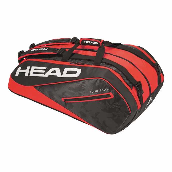 Сумка Head Tour Team Monstercombi 12R Цвет Черный/Красный 283108 Сумка Head Tour Team Monstercombi 12R Цвет Черный/Красный 283108