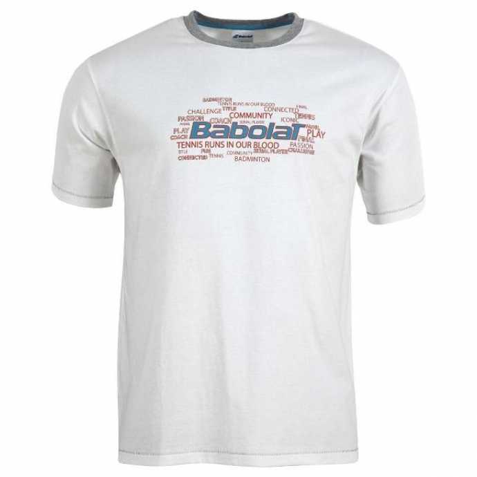 Футболка для мальчиков Babolat Training Basic Цвет Белый 42F1582-101 Футболка для мальчиков Babolat Training Basic Цвет Белый 42F1582-101