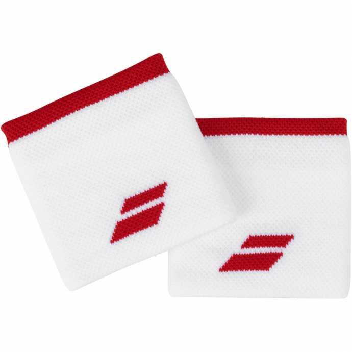 Напульсники Babolat Logo 2020 Цвет Белый/Красный томат 5UA1261-1031 Напульсники Babolat Logo 2020 Цвет Белый/Красный томат 5UA1261-1031